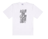 アクメドラビ(acme' de la vie) ADLV SPRAY LOGO SHORT SLEEVE T-SHIRT WHITE