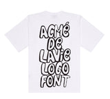 アクメドラビ(acme' de la vie) ADLV SPRAY LOGO SHORT SLEEVE T-SHIRT WHITE