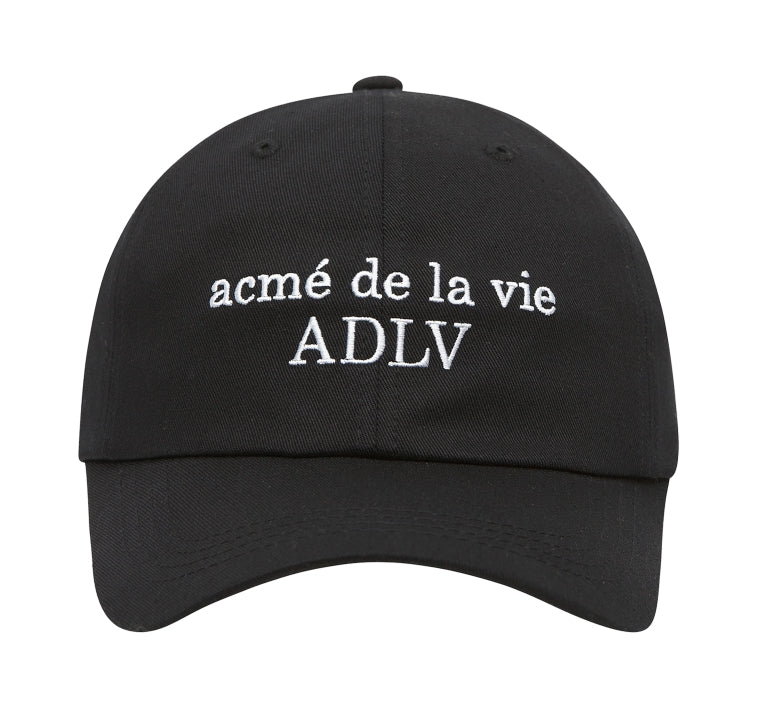 アクメドラビ(acme' de la vie) ADLV BASIC BALL CAP BLACK