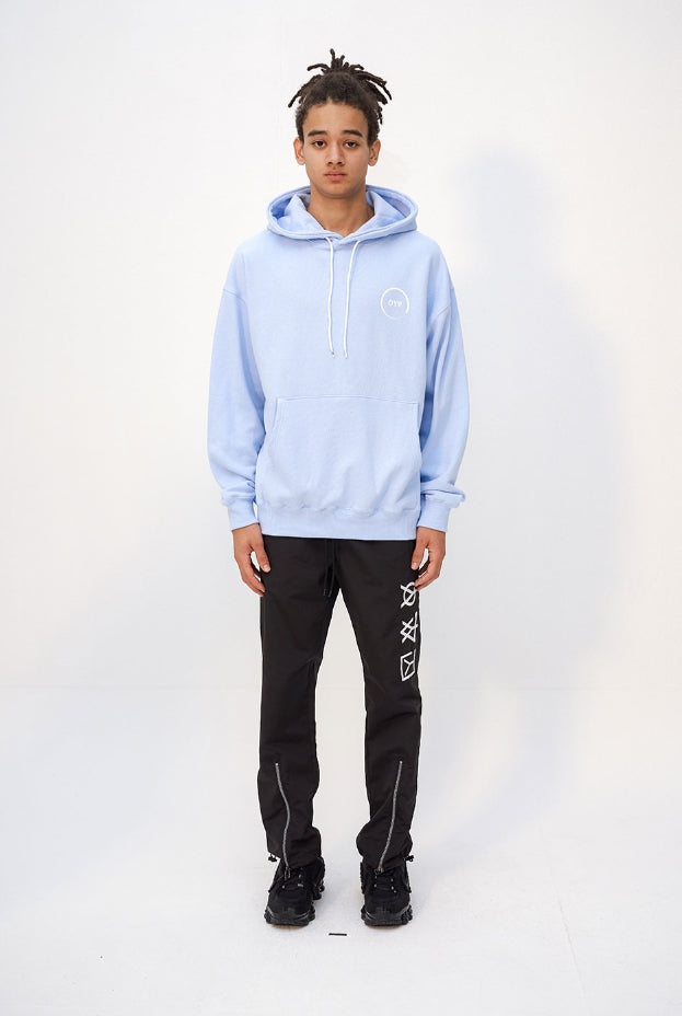 オーワイ(OY) BACK STRING HOODIE - SKY BLUE