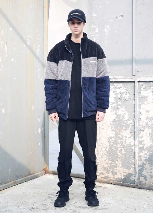 メスノウン(MASSNOUN) THIRD STAGE DOUBLE SOFT WOOL JUMPER MFEPD003-NV