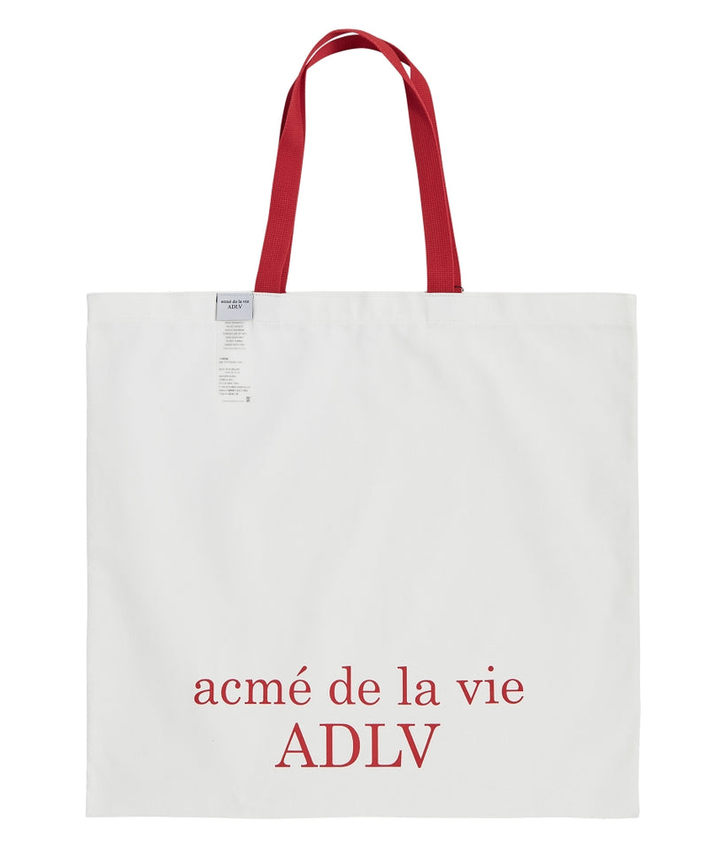 アクメドラビ(acme' de la vie) ADLV ECOBAG LARGE WHITE
