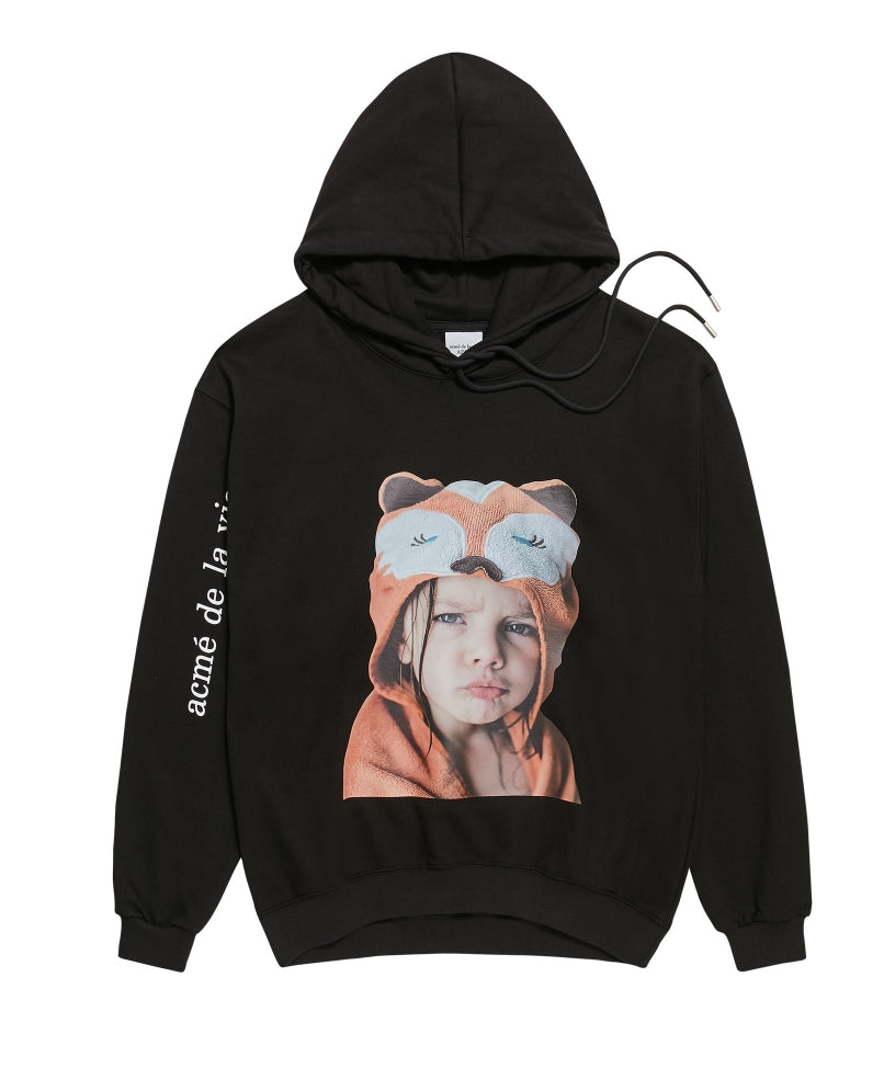 ACMÉ DE LA VIE アクメドラビ パーカー ブラック 1 Lサイズ相当 アクメドラビ(acme' de la vie) ADLV BABY FACE HOODIE BLACK