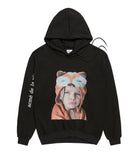 アクメドラビ(acme' de la vie) ADLV BABY FACE HOODIE BLACK RACCOON