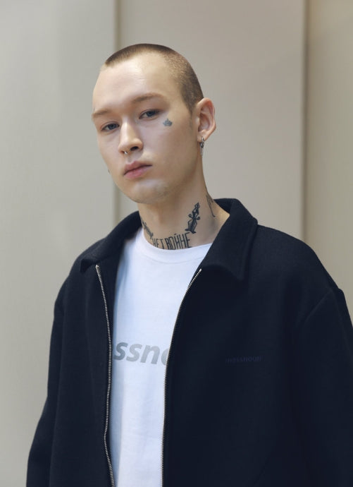 メスノウン(MASSNOUN) MSNU SOLID JACKET MSNJK002-BK