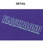 ブラックブロンド(BLACKBLOND) BBD Original Border Logo Short Sleeve Tee (Purple)
