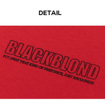 ブラックブロンド(BLACKBLOND) BBD Original Border Logo Short Sleeve Tee (Red)