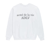 アクメドラビ(acme' de la vie) ADLV BABY FACE SWEATSHIRT WHITE RED HAT