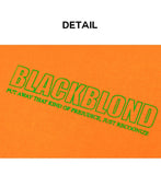ブラックブロンド(BLACKBLOND) BBD Original Border Logo Short Sleeve Tee (Orange)