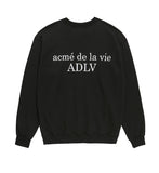 アクメドラビ(acme' de la vie) ADLV BABY FACE SWEATSHIRT BLACK PHONE