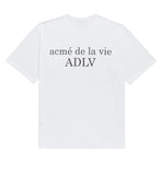 アクメドラビ(acme' de la vie) ADLV BABY FACE SHORT SLEEVE T-SHIRT WHITE RED HAT