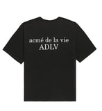 アクメドラビ(acme' de la vie) ADLV BABY FACE SHORT SLEEVE T-SHIRT BLACK RACCOON