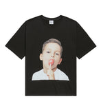 アクメドラビ(acme' de la vie) ADLV BABY FACE SHORT SLEEVE T-SHIRT BLACK CANDY