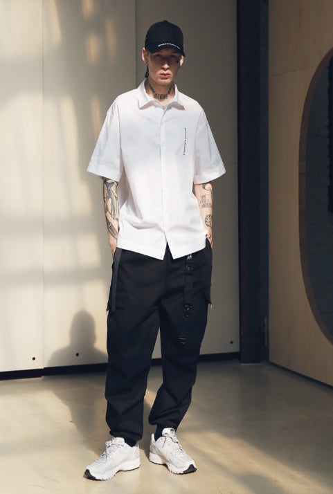 メスノウン(MASSNOUN) SB SOLID SHORT SHIRTS MSNST002-WT