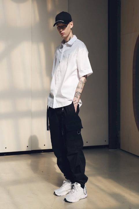 メスノウン(MASSNOUN) SB SOLID SHORT SHIRTS MSNST002-WT