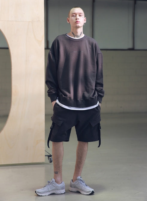 メスノウン(MASSNOUN) STRAP CARGO SHORT PANTS MSNSP001 (Darkgray)