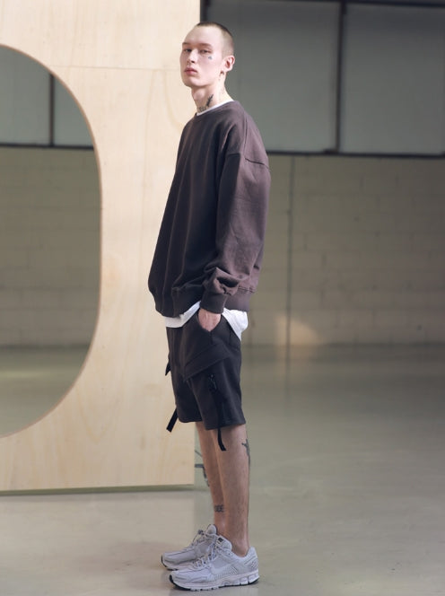 メスノウン(MASSNOUN) STRAP CARGO SHORT PANTS MSNSP001 (Darkgray)