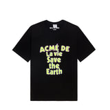 アクメドラビ(acme' de la vie) ADLV SAVE THE EARTH SHORT SLEEVE T-SHIRT BLACK