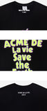 アクメドラビ(acme' de la vie) ADLV SAVE THE EARTH SHORT SLEEVE T-SHIRT BLACK