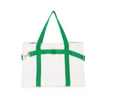 ドルム (DoLM) Strap Canvas White/Green Messenger Bag