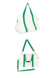 ドルム (DoLM) Strap Canvas White/Green Messenger Bag