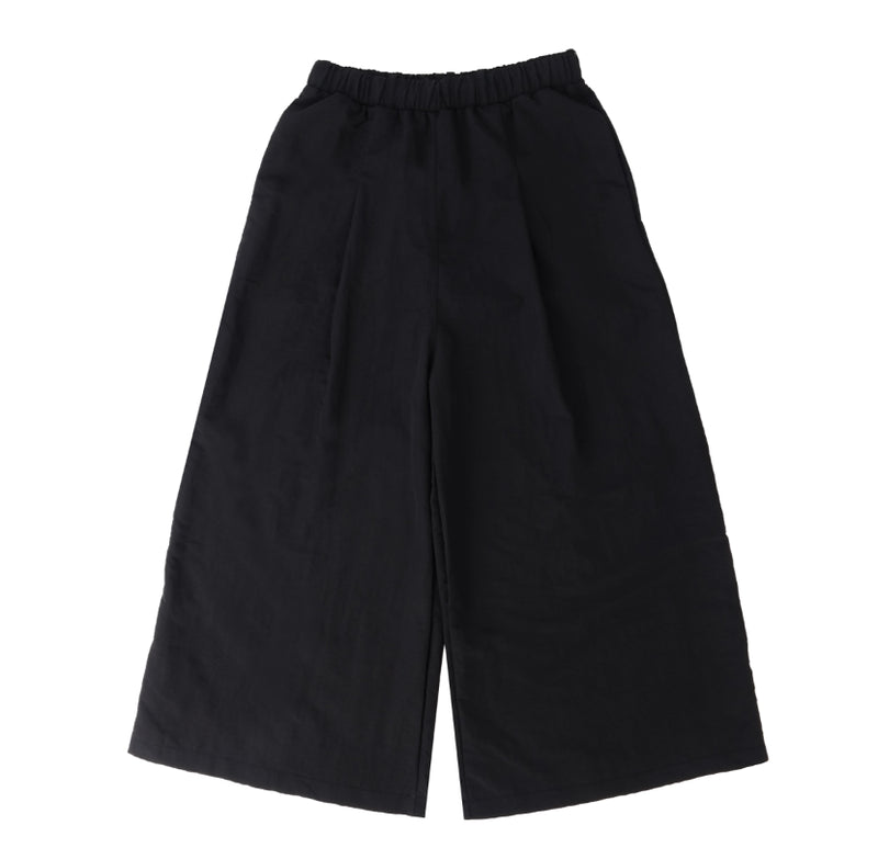 ドルム (DoLM) Nylon Pintuck Wide Pants