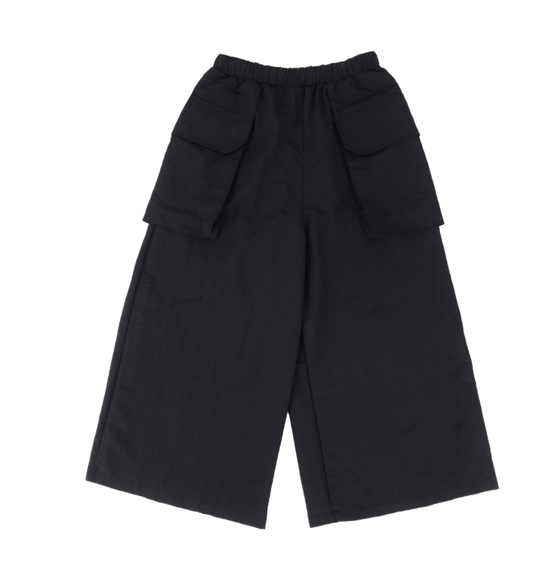 ドルム (DoLM)Nylon Big Pocket Wide Pants