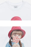 アクメドラビ(acme' de la vie) ADLV BABY FACE SWEATSHIRT WHITE RED HAT