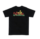 ドルム (Do'LM) Crapas Flowers T-Shirts Black