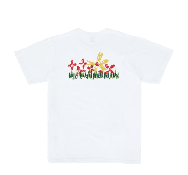 ドルム (Do'LM) Crapas Flowers T-Shirts White