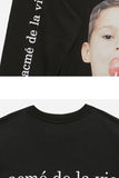 アクメドラビ(acme' de la vie) ADLV BABY FACE SWEATSHIRT BLACK CANDY