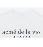 アクメドラビ(acme' de la vie) ADLV BABY FACE SHORT SLEEVE T-SHIRT WHITE MAGNIFIER