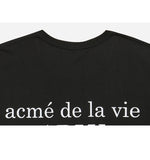 アクメドラビ(acme' de la vie) ADLV BABY FACE SHORT SLEEVE T-SHIRT BLACK RACCOON