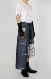 オクトーバーサード(Oct.3) Hippie Layered Wide Pants [Denim]