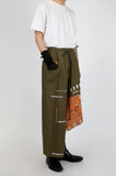 オクトーバーサード(Oct.3) Hippie Layered Wide Pants [Khaki]