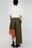 オクトーバーサード(Oct.3) Hippie Layered Wide Pants [Khaki]