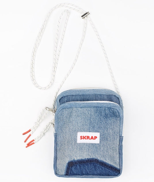 スクラップ(SKRAP) DENIM small bag Blue