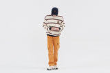 ロマンティッククラウン(ROMANTIC CROWN)21C BOYS STRIPED SWEATSHIRT_OATMEAL