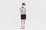 ロマンティッククラウン(ROMANTIC CROWN)21C BOYS STRIPED SWEATSHIRT_OATMEAL