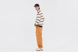 ロマンティッククラウン(ROMANTIC CROWN)21C BOYS STRIPED SWEATSHIRT_OATMEAL