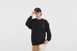 ロマンティッククラウン(ROMANTIC CROWN)RC LOGO SWEATSHIRT_BLACK