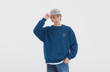 ロマンティッククラウン(ROMANTIC CROWN)  RC LOGO SWEATSHIRT_BLUE