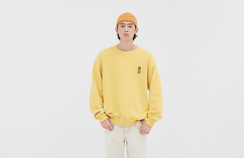 ロマンティッククラウン(ROMANTIC CROWN)  RC LOGO SWEATSHIRT_BUTTER