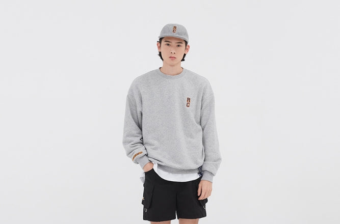 ロマンティッククラウン(ROMANTIC CROWN) RC LOGO SWEATSHIRT_GREY