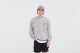 ロマンティッククラウン(ROMANTIC CROWN) RC LOGO SWEATSHIRT_GREY