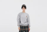 ロマンティッククラウン(ROMANTIC CROWN) RC LOGO SWEATSHIRT_GREY