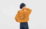 ロマンティッククラウン(ROMANTIC CROWN) 21C BOYS RMTCRW LOGO HOOD_YELLOW