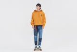 ロマンティッククラウン(ROMANTIC CROWN) 21C BOYS RMTCRW LOGO HOOD_YELLOW