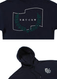 ロマンティッククラウン(ROMANTIC CROWN)21C BOYS RMTCRW LOGO HOOD_NAVY