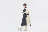 ロマンティッククラウン(ROMANTIC CROWN) WIDE LAPEL TRENCH COAT_NAVY